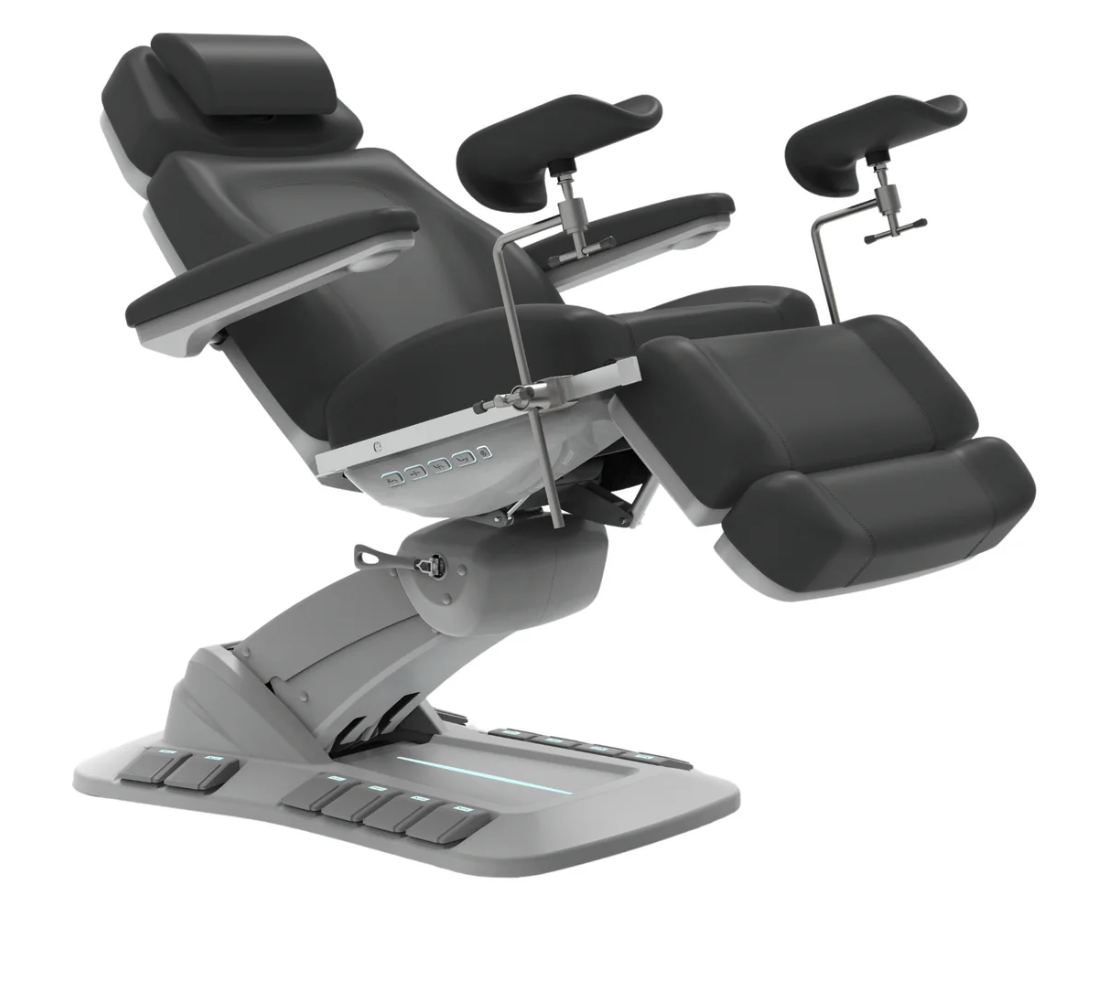 2246EBN Electric Gynecology Examination Treatment Chair Up to 200kg 440 lbs ADA CE UL FDA Medical Standard Chair Professional Certification Clinic Approved Equipment
